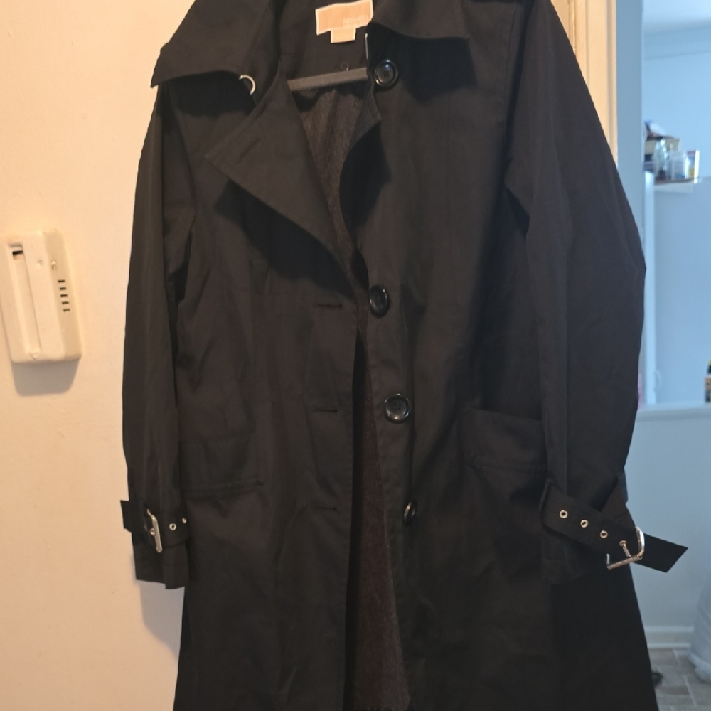 Michael Kors Black Trench Coat